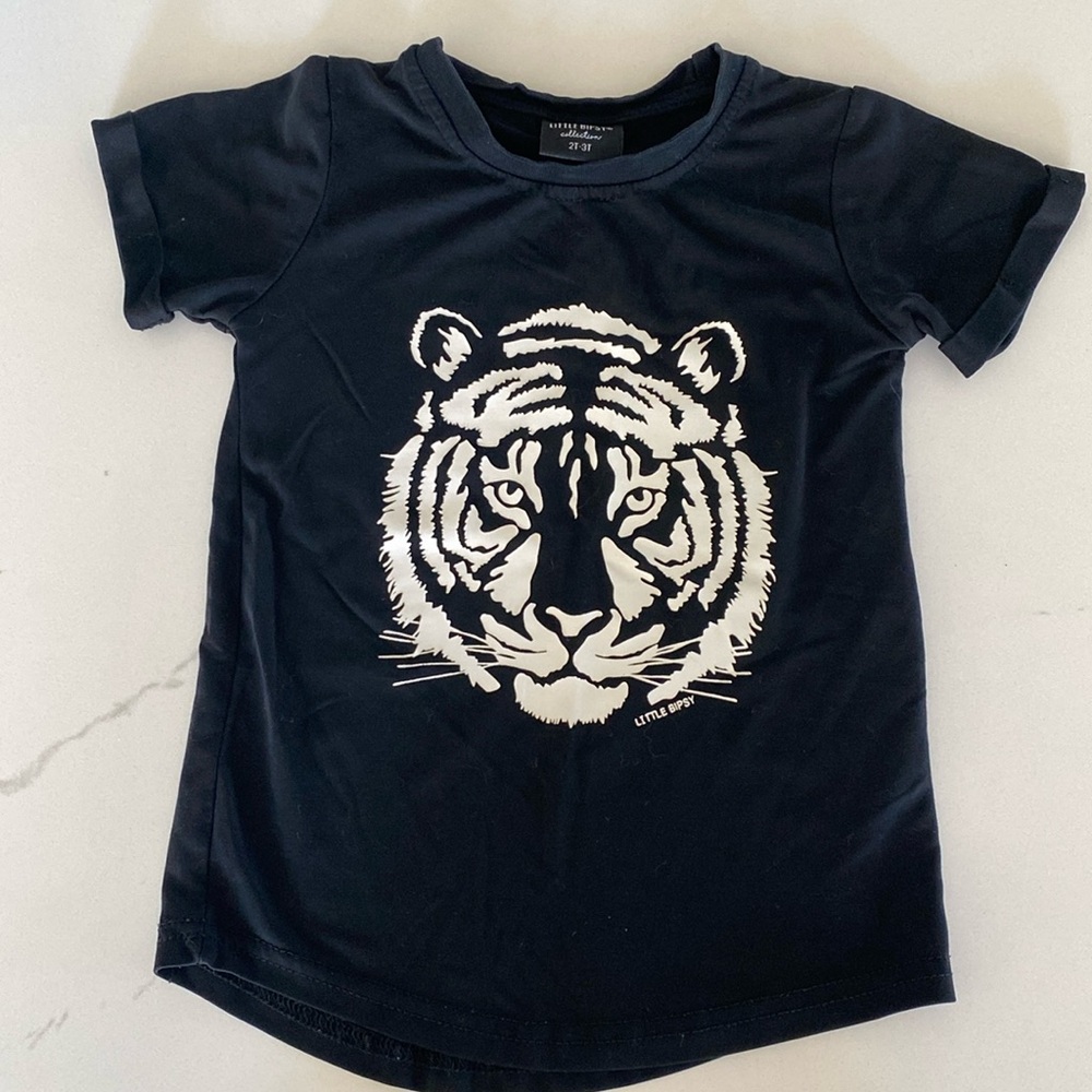 Little Bipsy Tiger tee, size 2-3T